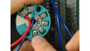 اتصال ترانسمیتر دما به PLC